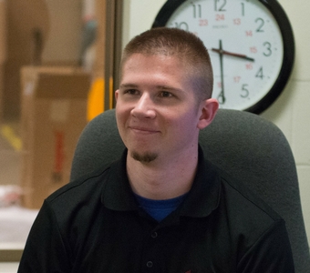 Neil manages a shipping dock at a C&W Services client site.