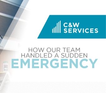Our facilities services team effectively deals with all kinds of emergencies.
